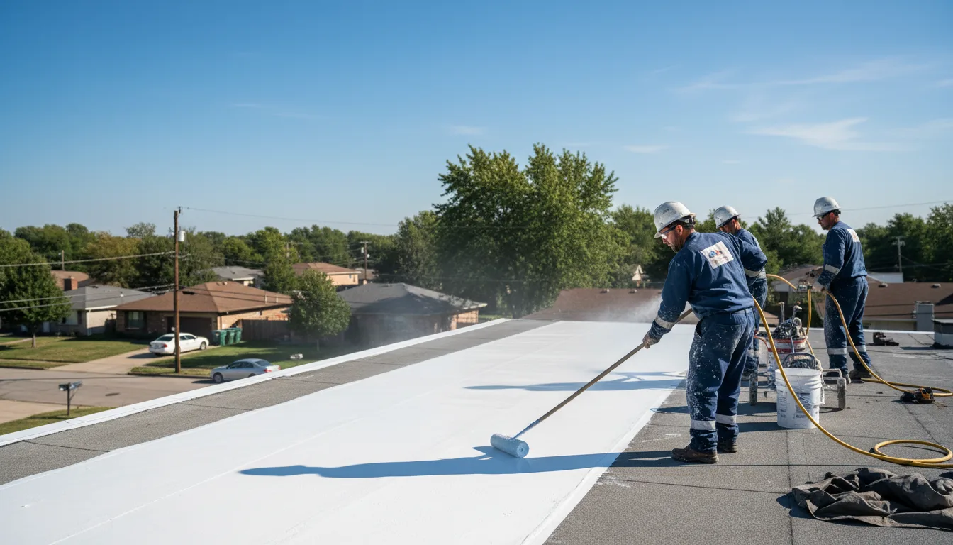 Commercial roof coating in Amherst, NH near me